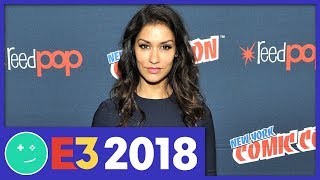 Janina Gavankar Goes to Hell  Gamespot Stage E3 2018 [upl. by Hploda]