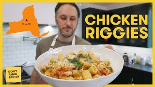 Regional American Pasta Chicken Riggies a Quick Weeknight Chicken Noodle Slammer from Utica NY [upl. by Ardnos]