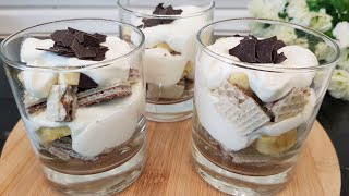 Nachtisch in 5 Minuten Alle suchen dieses Rezept Dessert im Glas Ohne backen [upl. by Niahs]