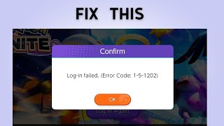 How to Fix quotLog in Failedquot in Pokémon Unite [upl. by Nrublim]