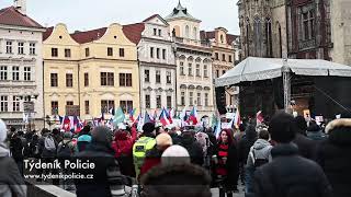 DEMONSTRACE PROTI VLÁDNÍM NAŘÍZENÍM NA STAROMĚSTSKÉM NÁMĚSTÍ [upl. by Marcela250]