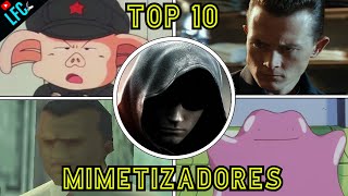 TOPS FRIKIS LOS 10 MEJORES MIMETIZADORES de la FICCIÓN [upl. by Aix830]