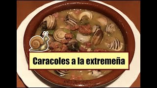 Caracoles a la extremeña [upl. by Ludewig]