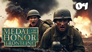 Medal of Honor Frontline Gameplay Walkthrough Part 4 [upl. by Ardnauqal]