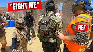 Airsoft Player Wants to Fight INSANE COMPILATION [upl. by Eelac]