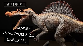 Nanmu Dinosaur Spinosaurus 20 DX Version Unboxing and Review 4K  Jurassic Park [upl. by Nonnahs]