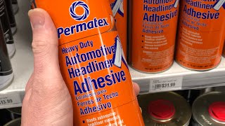 Permatex Headliner amp Carpet Adhesive DEMONSTRATION [upl. by Xonel]