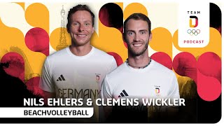 VideoPodcast mit BeachvolleyballDuo Nils Ehlers und Clemens Wickler kurz vor Paris [upl. by Cire165]