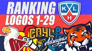 KHL Logos Ranked 129 [upl. by Yreved221]