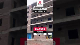 FLAT FOR SALE  NEAR ADIBATLA TCS 3999 PER SQUARE FEET 9848672131 [upl. by Hawker]