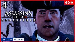 ASSASSINS CREED 3 REMASTERED Parte 4 Gameplay Español PS4 PRO  Secuencia 3 100 Sincronización [upl. by Maggie223]