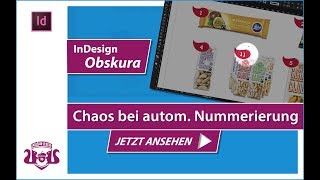 Chaos bei automatischer Nummerierung  InDesign OBSKURITÄT [upl. by Enined]