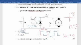 Chapitre 5 Variateurs de vitesse pour les machines à courant continu N 5 [upl. by Ellered]