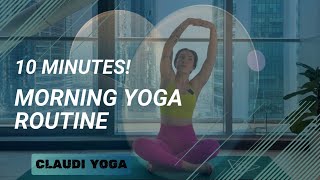 Only 10 min Energising morning yoga [upl. by Mayhew]