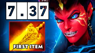 New Meta First Item Radiance Queen of Pain🔥19Kills New Patch 737 Immortal Rank🔥 [upl. by Neyr]