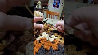 Crochet Granny Blanket crochethook crochet fall2024 [upl. by Eiliak209]