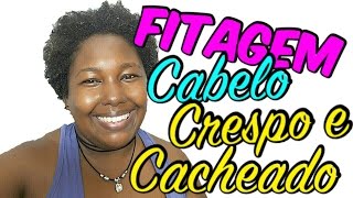 Como fazer Fitagem em cabelo crespo e cacheado [upl. by Alaet]