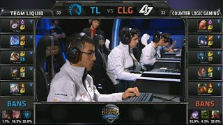 NA LCS CLG vs TL Game 2 Highlights NA LCS Spring Playoffs Quarterfinals 2015 [upl. by Ytima895]