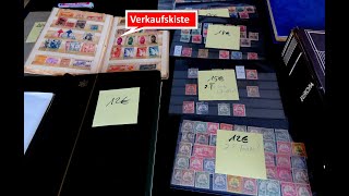 Verkaufsfilm Briefmarken wertvoll Schatzsuche und Verkauf in Kommissionskiste 1 mit Briefmarken [upl. by Pond]