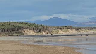 8K views to Snowdonia mountains from Llanddwyn Beach 9th of April 2024 [upl. by Aicylla]