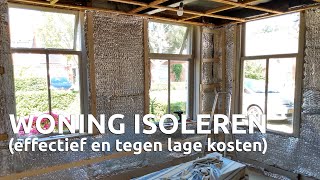 Budgetvriendelijk isoleren en opknappen oude woning [upl. by Drye]