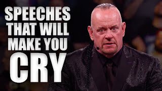 Top 15 Greatest WWE Hall Of Fame Speeches [upl. by Sil730]