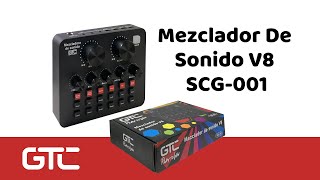 Mezclador De Sonido GTC V8 Play To Win [upl. by Attenod259]