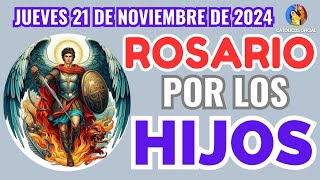 ROSARIO DE HOY A SAN MIGUEL ARCÁNGEL POR LOS HIJOS  JUEVES 21 DE NOVIEMBRE DE 2024 ❤️ [upl. by Monica]