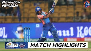 MI vs DC 1st Match WPL 2024 Highlights  Women IPL Highlights 2024  Cricket wpl 2024 highlights [upl. by Flo]