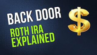 How To Use A Backdoor Roth Ira  Explained In 2 Minutes [upl. by Yruoc]