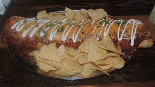 Huge 6lb Chicken Burrito Challenge in Fort Lauderdale Florida [upl. by Lavoie]