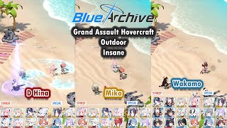 Blue Archive Global  Grand Assault Hovercraft Outdoor Insane [upl. by Isbel]