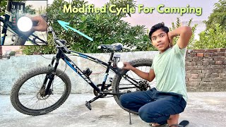 Cycle Modified For Camping  Emergency electricity 220V Power [upl. by Elyc988]