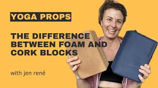 When to use foam blocks vs cork blocks in yoga [upl. by Melonie]