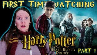 Harry Potter and the HalfBlood Prince  Movie Reaction  First Time Watch  Part 1 [upl. by Ayian508]