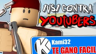 HUMILLANDO YOUTUBERS 😈😎 ARSENAL  Roblox [upl. by Ahsiekan952]