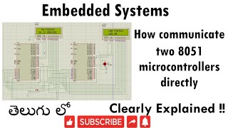 ESTE39 How to Communicate two 8051 microcontrollers directly [upl. by Doss]