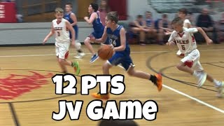 Son Scores 12 Points in Jv Baskeball game [upl. by Enyamrahc346]