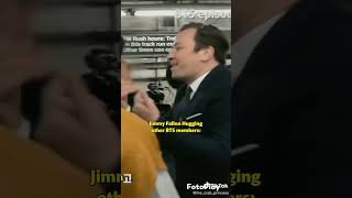 A throwback to Jimmy Fallon Hugging BTS members😍 viral ytshorts trending shorts [upl. by Odnomra144]