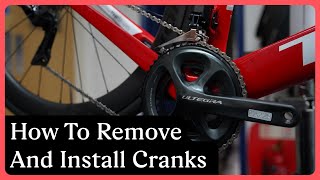 How To Remove And How To Put On A Shimano Crankset  Basic Bike Skills Episode 8 [upl. by Simons365]