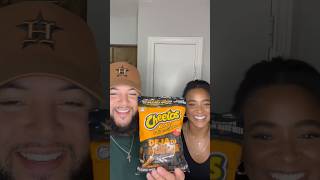 Cheetos Deja Tu Huella Salsa Con Queso with my Beauty ❤️ cheetos chips snacks review shorts [upl. by Otsirc350]