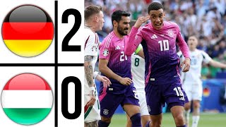 Germany vs Hungary 20 Highlights Goals  Deutschland vs Ungarn  UEFA EURO 2024 [upl. by Hairacaz718]