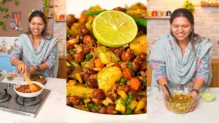 मसालेदार तीख़ा चटपटा चना चाट जो मुँह में पानी ला दे  Spicy and Tangy Chana Chaat  Kabitaskitchen [upl. by Wolram713]