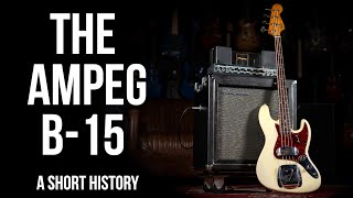 The Ampeg B 15 Bass Amp A Short History [upl. by Haneen930]