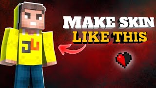 Make Skin Like This  Minecraft Skin  Techno Gamerz [upl. by Gunter]