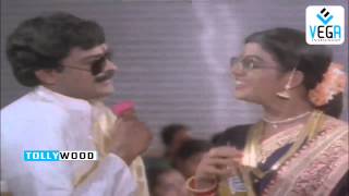 Jebu Donga Movie  BhanuPriya and Chiranjeevi Comedy Scene [upl. by Adnohsar]