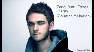 Zedd feat Foxes  Clarity Official Stem CounterMelodies [upl. by Ahrat188]