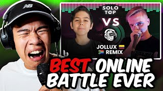 SXIN Reacts  JOLLUX VS REMIX  Online World Beatbox Championship 2022  TOP 16 SOLO BATTLE [upl. by Carlson906]