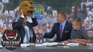 Lee Corso picks Week 5 Ohio State Buckeyes vs Penn State Nittany Lions  College GameDay  ESPN [upl. by Ysle]