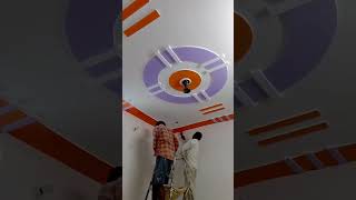 Ceiling painting design homedesign interiordesign [upl. by Yahska742]